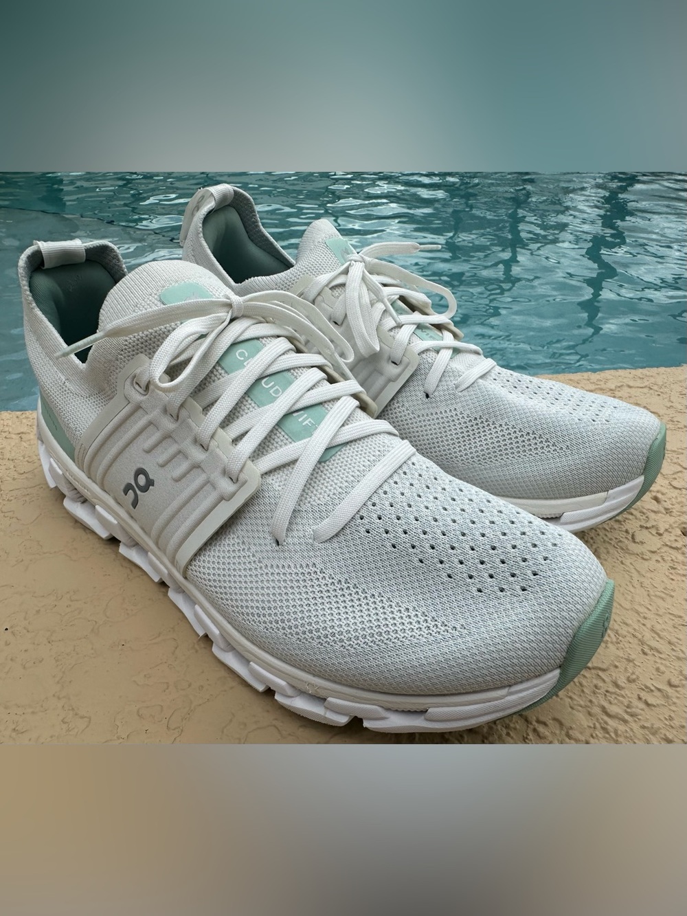 On Cloud-CLOUDSWIFT 3 Ivory Creek Running Shoes 3WD10451195 Size 10.5 Clean